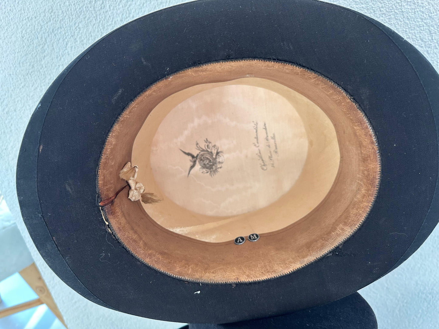 Antique Silk Top Hat by AvB Hat Manufactory – Haarlem, ca. 1900–1930