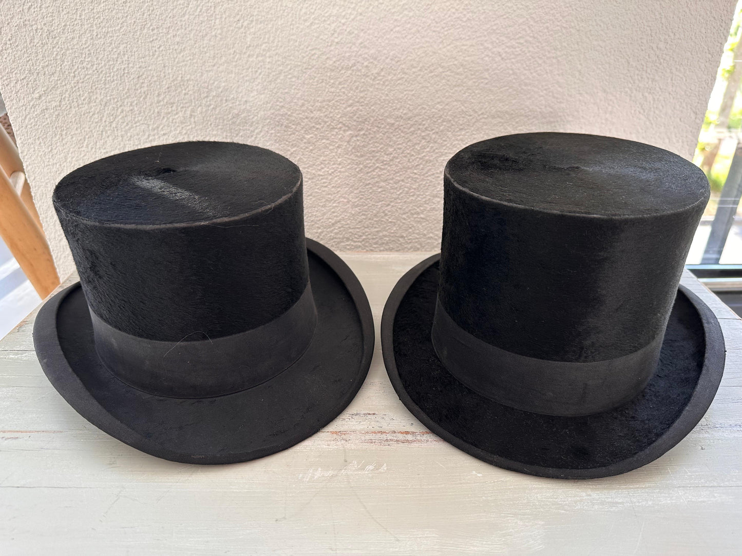 Antique High Top Hat by L. Cocorutan – Paris (ca. 1930–1950)