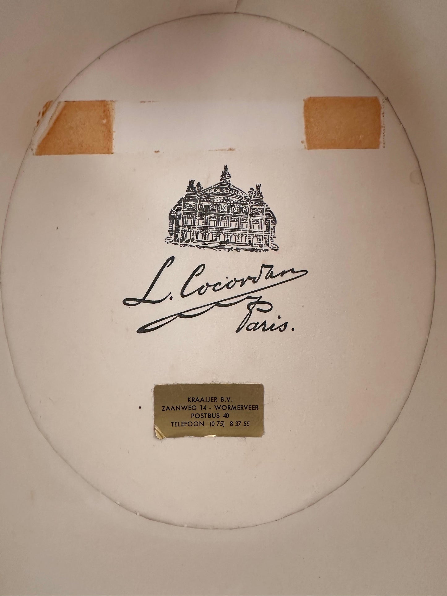 Antique High Top Hat by L. Cocorutan – Paris (ca. 1930–1950)