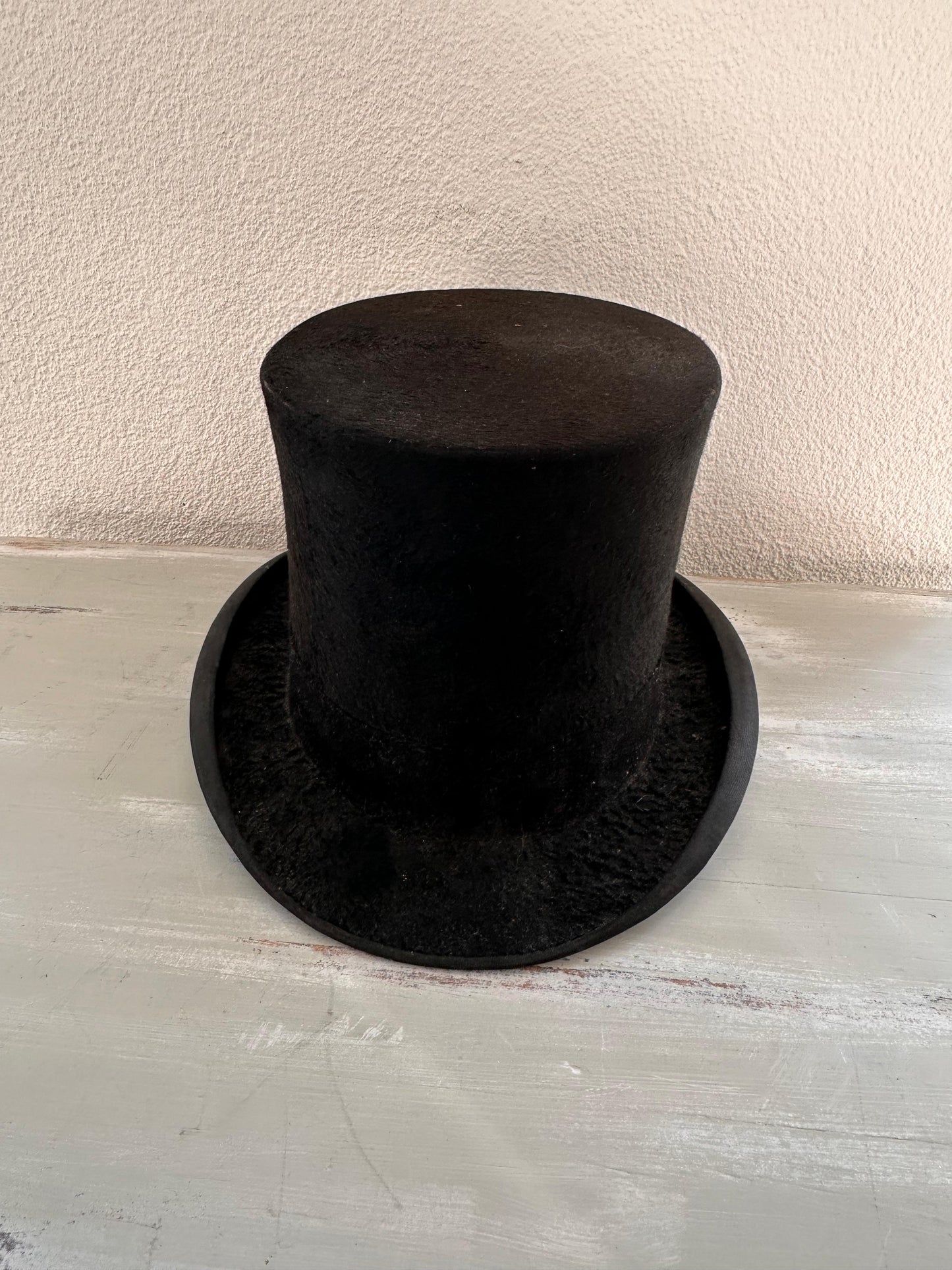 Antique High Top Hat – Chapellerie Continentale, Brussels (c. 1900–1930)
