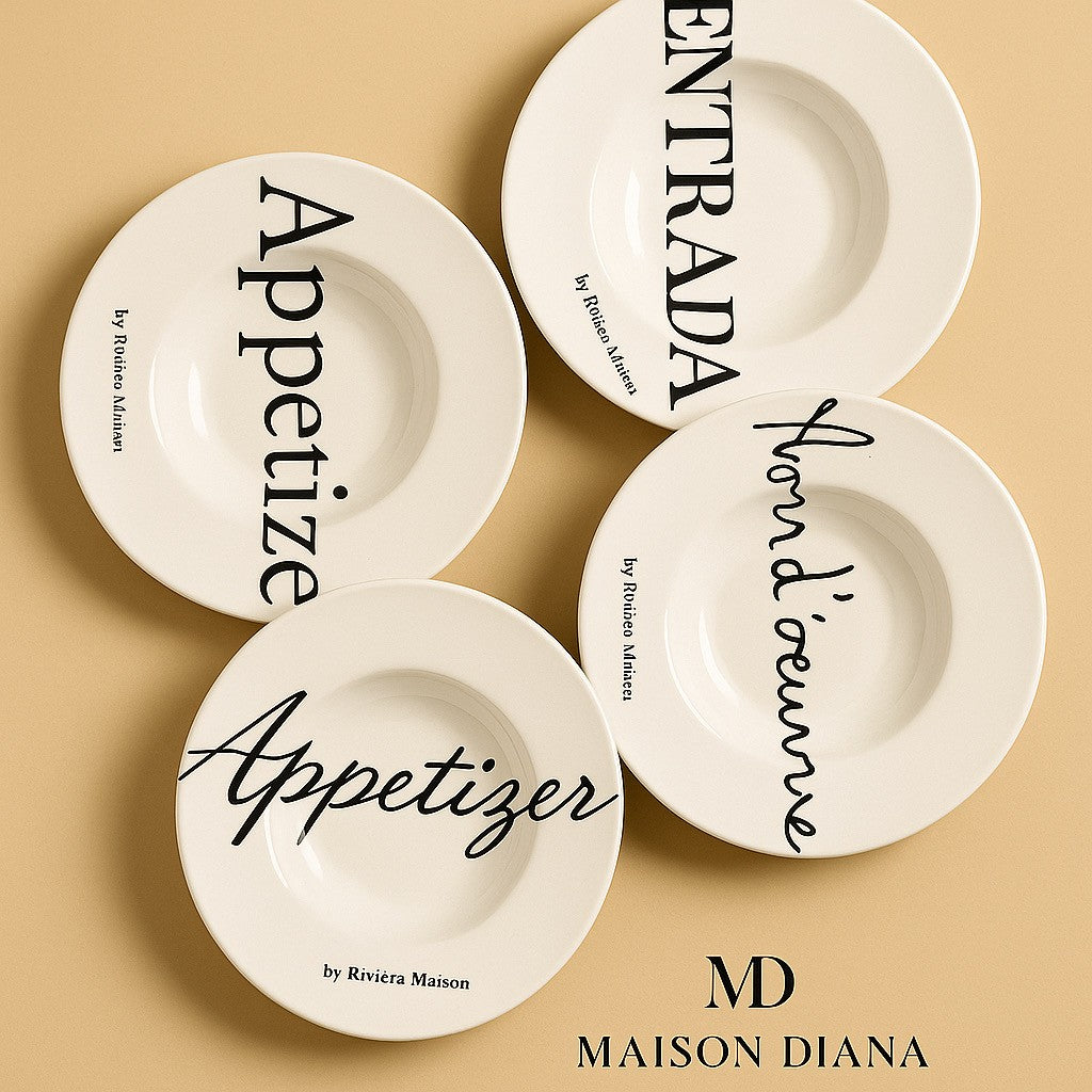 Rivièra Maison - Starter Plate Set – 4 Languages