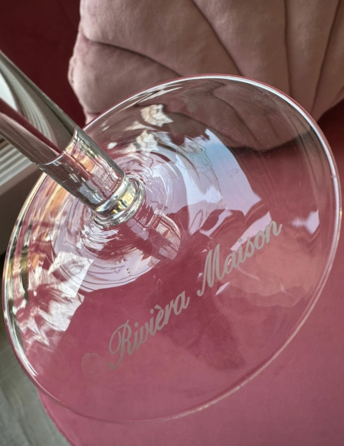 Rivièra Maison - “Vin” Wine Glass – Elegant French Charm in Every Sip