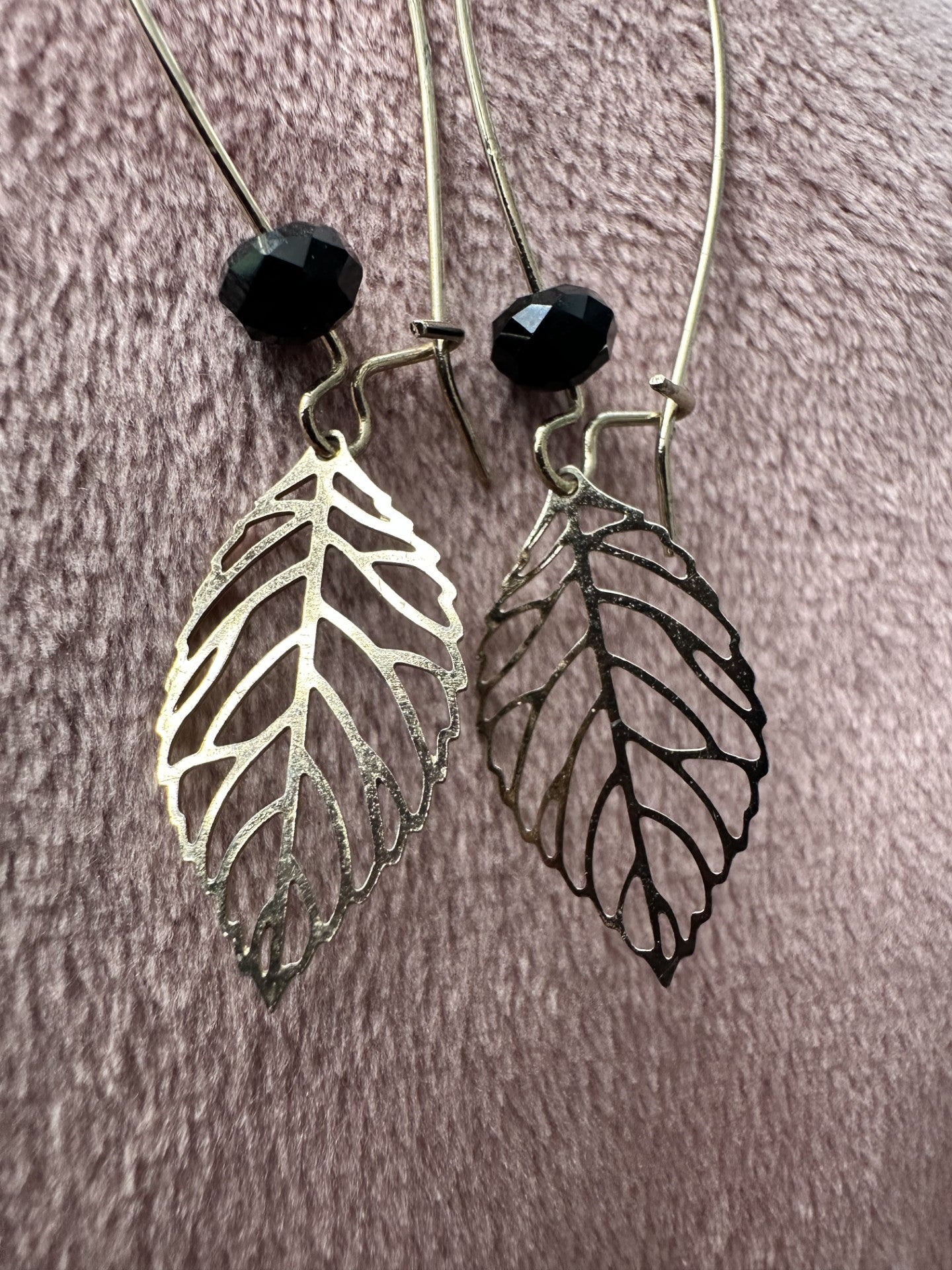 Whispering Leaves” Earrings  Delicate, airy, and full of charm.