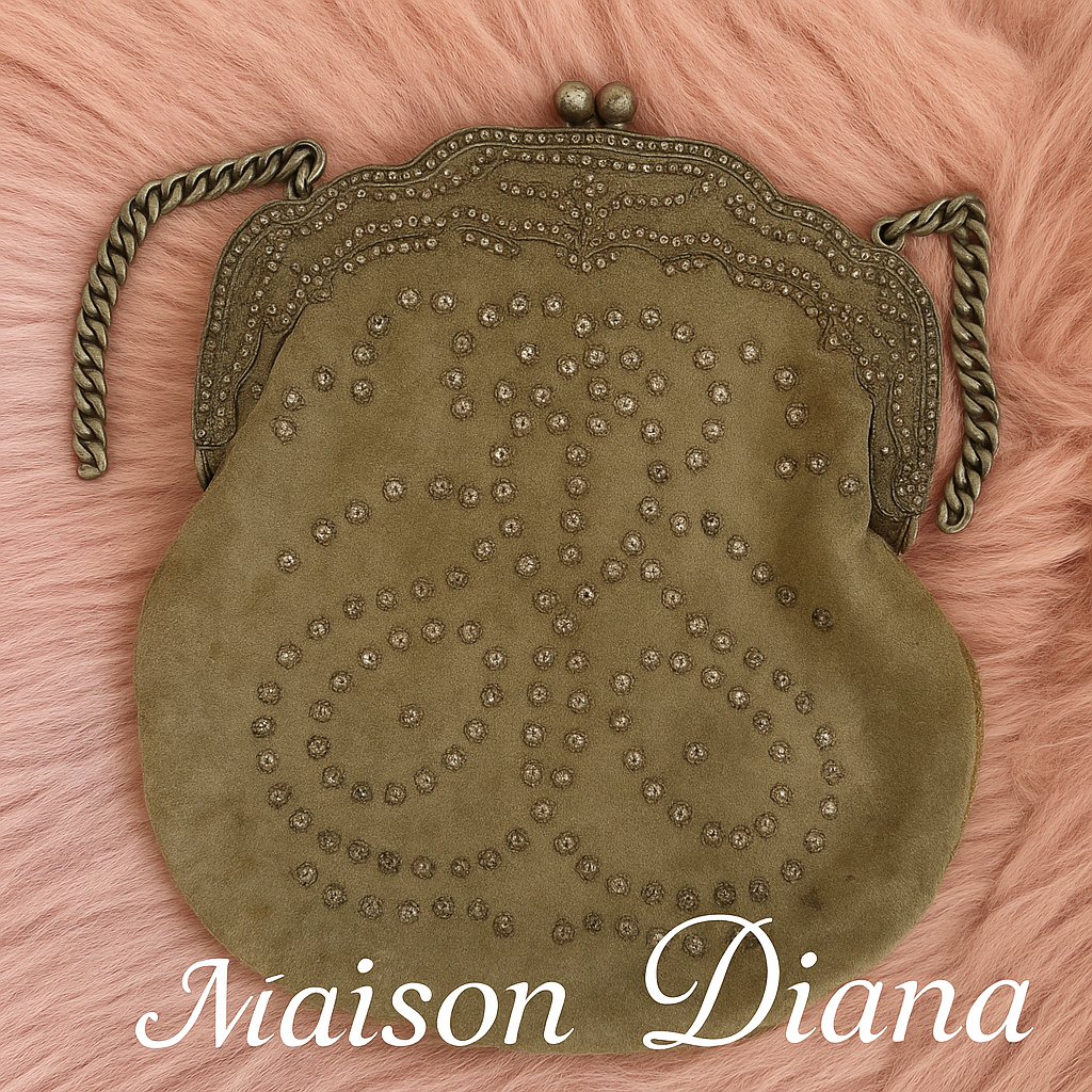 Beautifull Antique Beaded Evening Bag – Circa 1920s