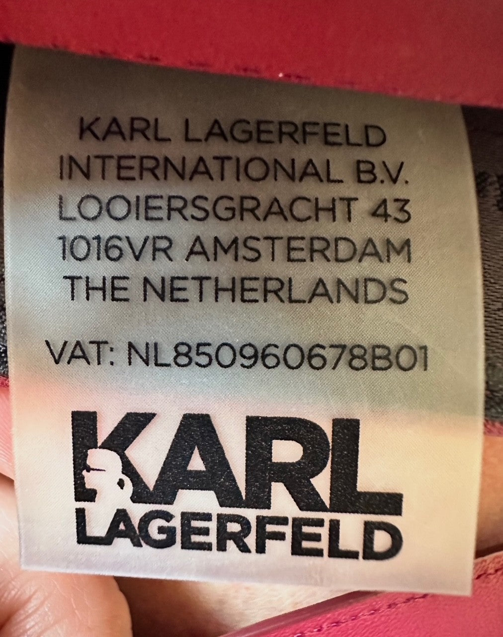 Maison Diana – Karl Lagerfeld Iconic Leather Crossbody Bag