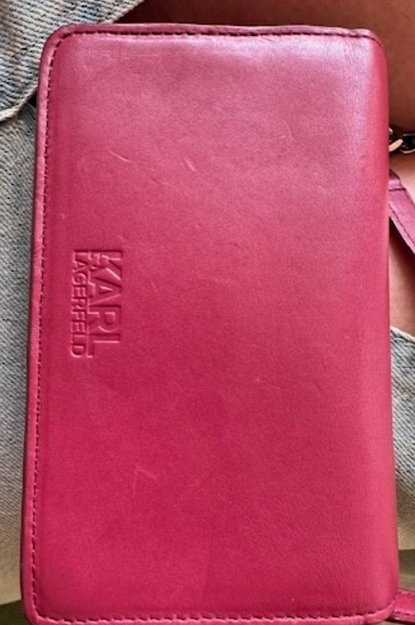 Maison Diana – Karl Lagerfeld Iconic Leather Crossbody Bag