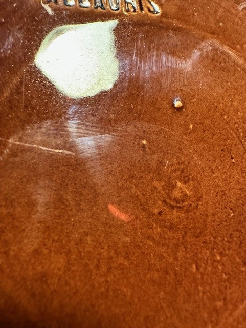 Vintage Vallauris Ceramic Bowl – Signed S.R. – Handcrafted by Séraphin Roux – c.1950s