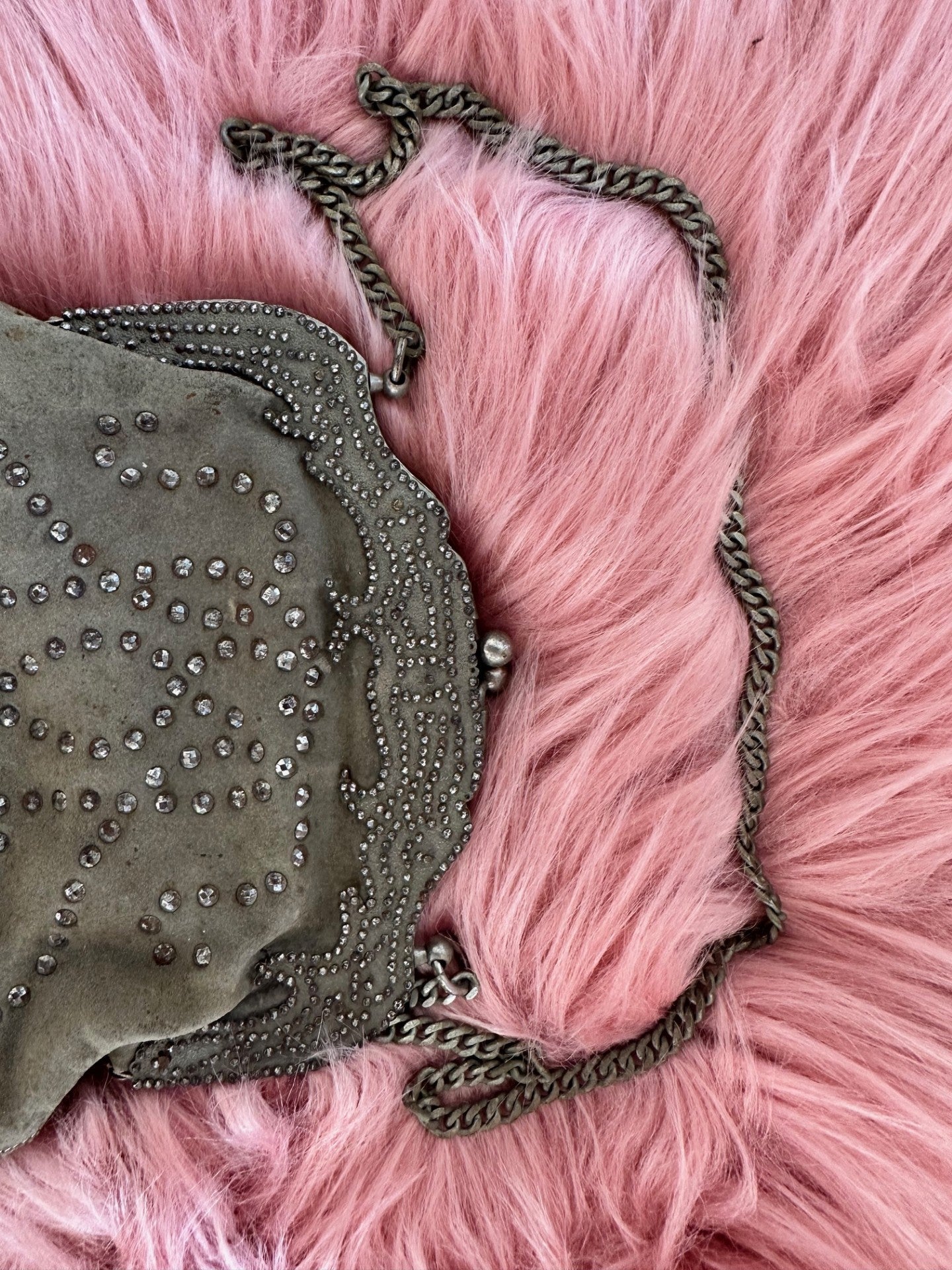 Beautifull Antique Beaded Evening Bag – Circa 1920s