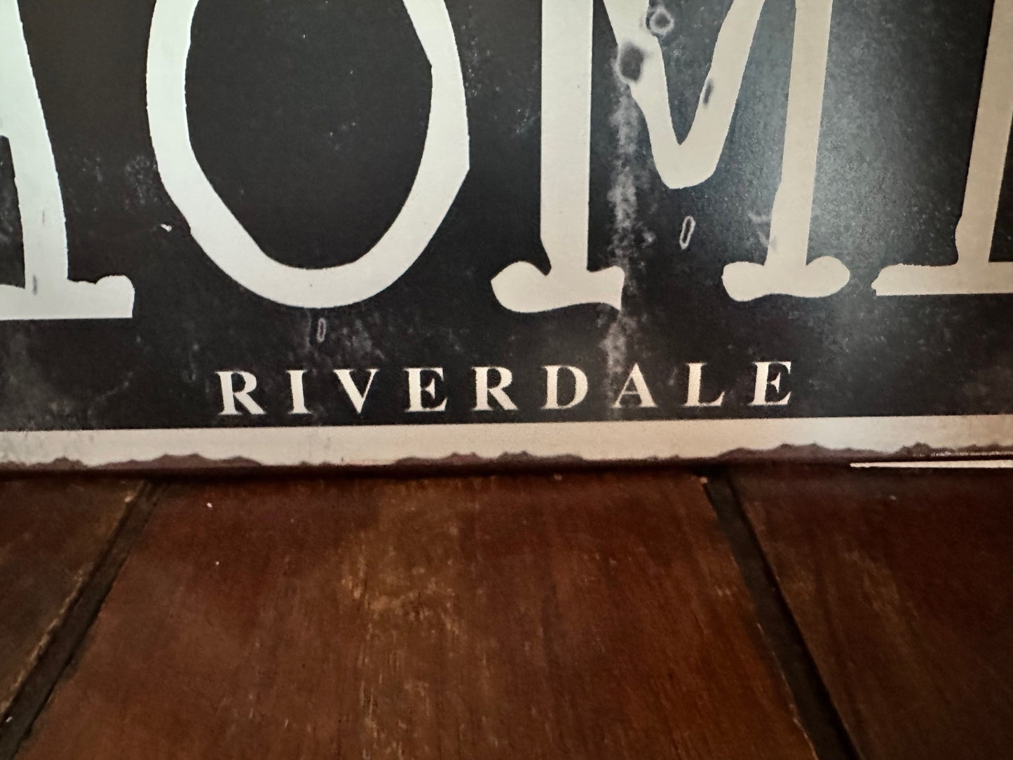 Metal sign Riverdale ''Home sweet home''