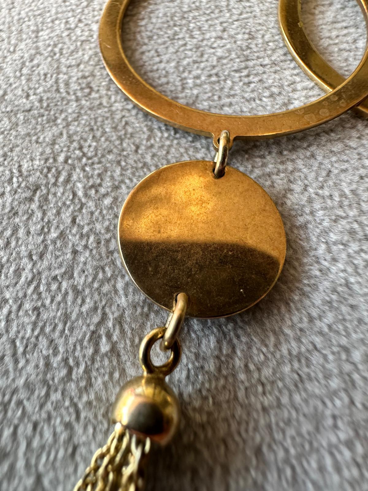 Gold-Plated Sterling Silver Statement Earrings by LOTT. gioielli – 925 Marked