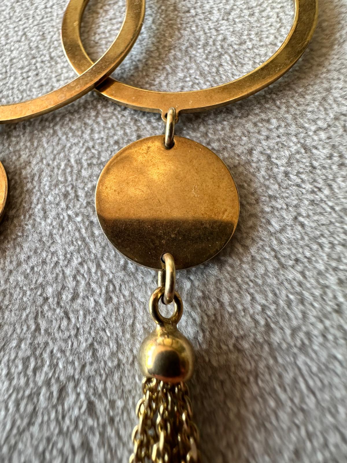 Gold-Plated Sterling Silver Statement Earrings by LOTT. gioielli – 925 Marked