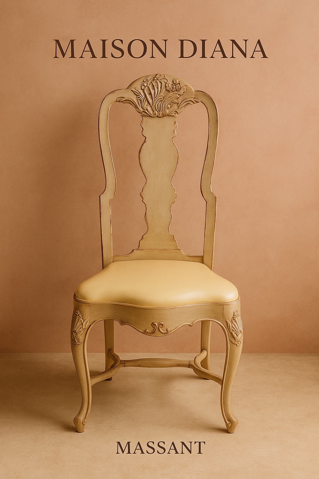 Authentic Louis XV
Chair by Massant - Hand-Carved Elegance