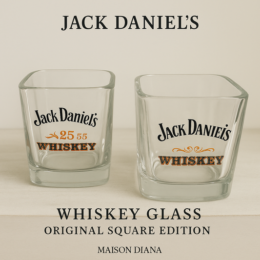 Jack Daniel’s Whiskey Glass – Original Square Edition