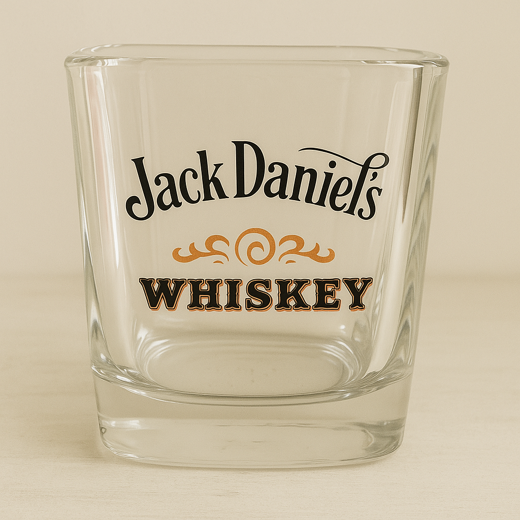 Jack Daniel’s Whiskey Glass – Original Square Edition