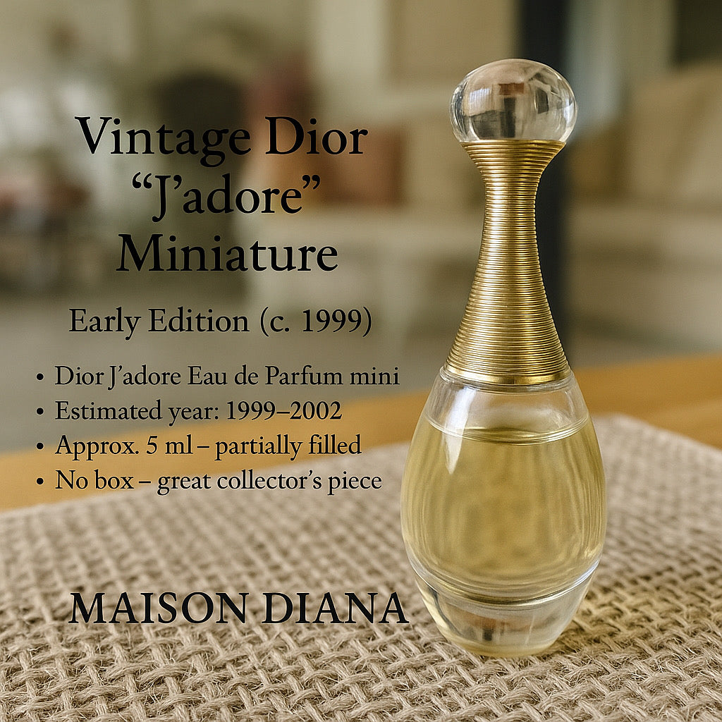 Vintage Dior “J’adore” Miniature – Early Edition (c. 1999)