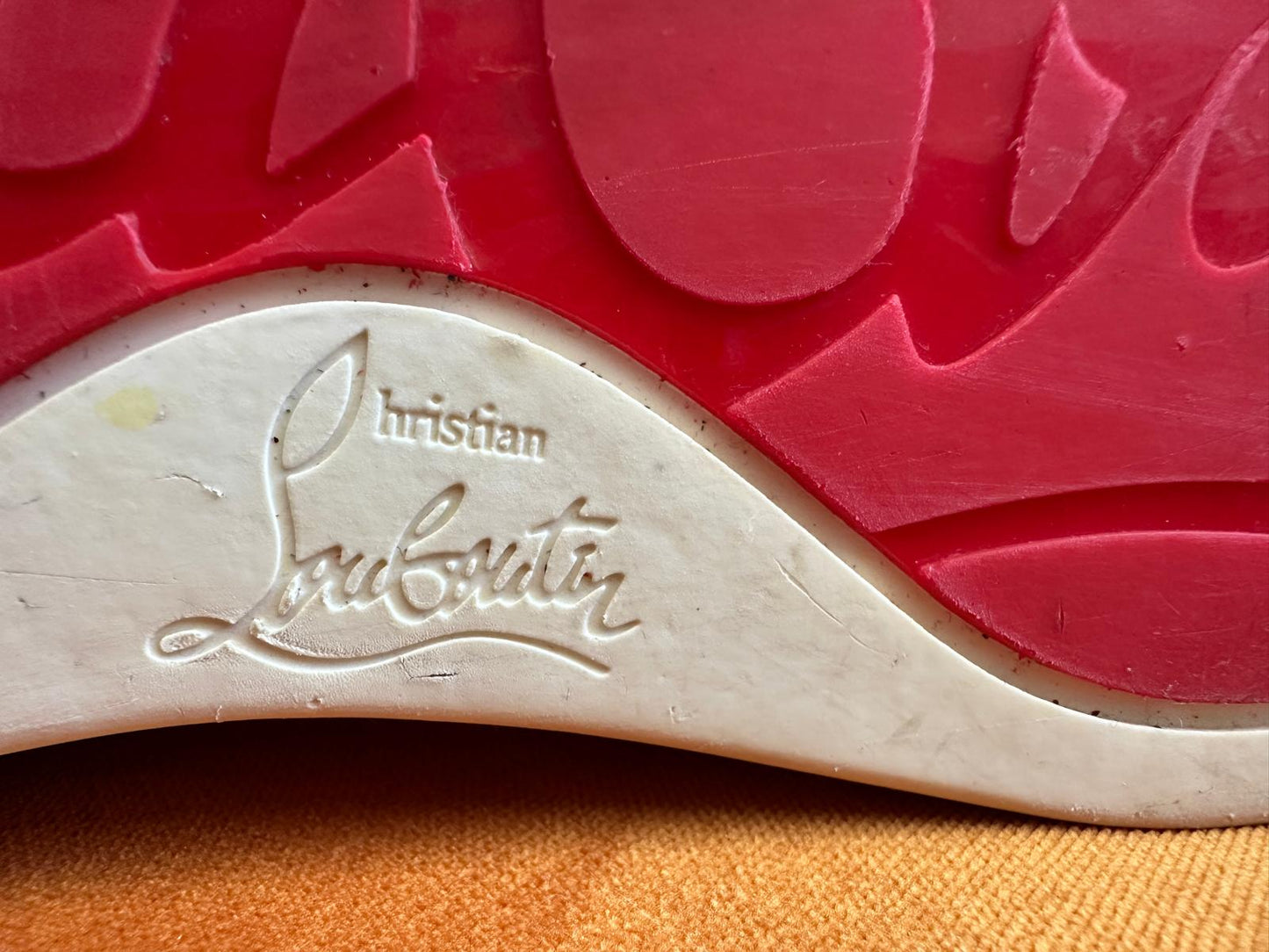 Christian Louboutin Louis Spikes - High-Top Sneakers - Wit/Zilver