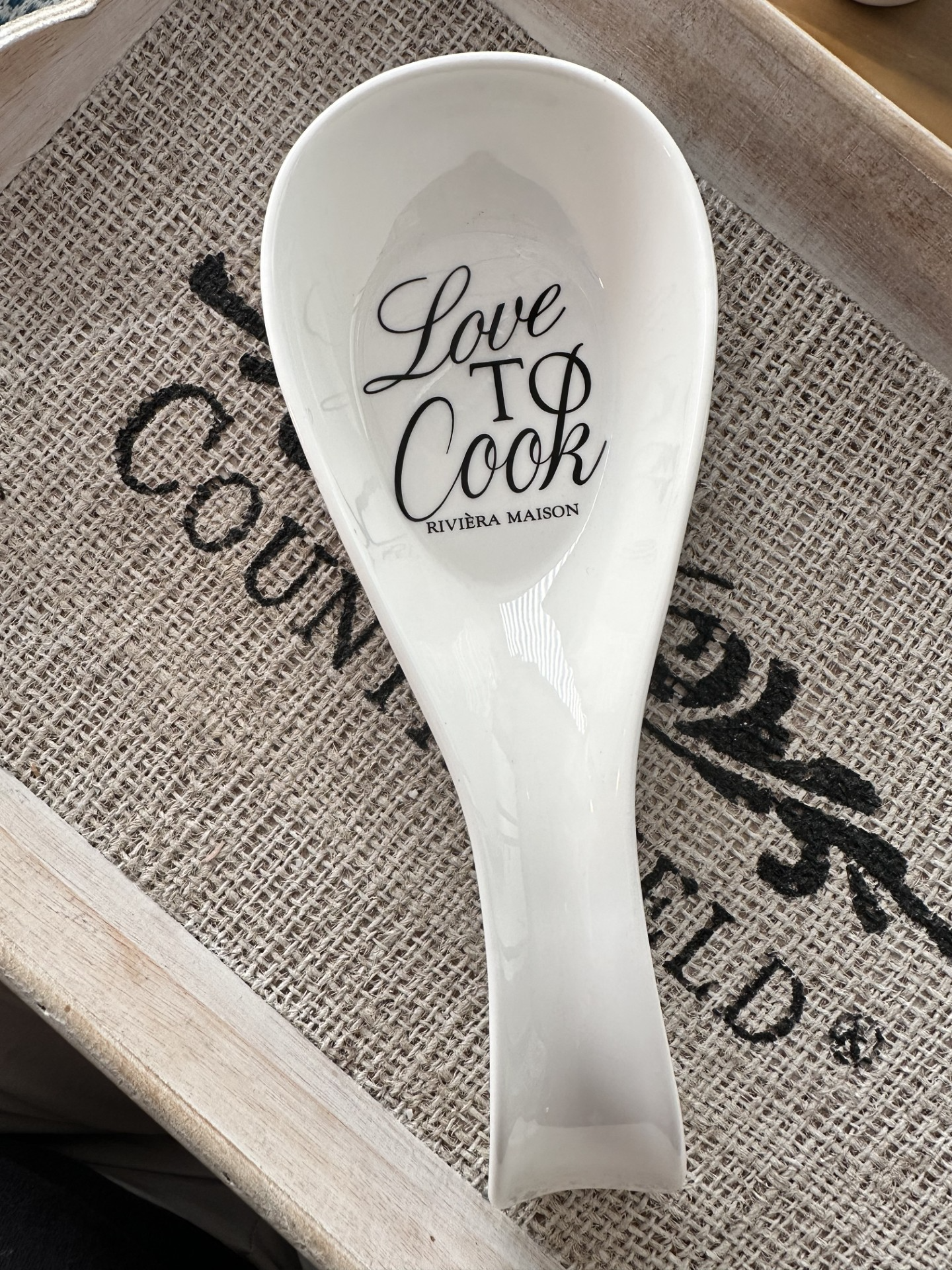 Rivièra Maison - Love to Cook Spoon Rest
