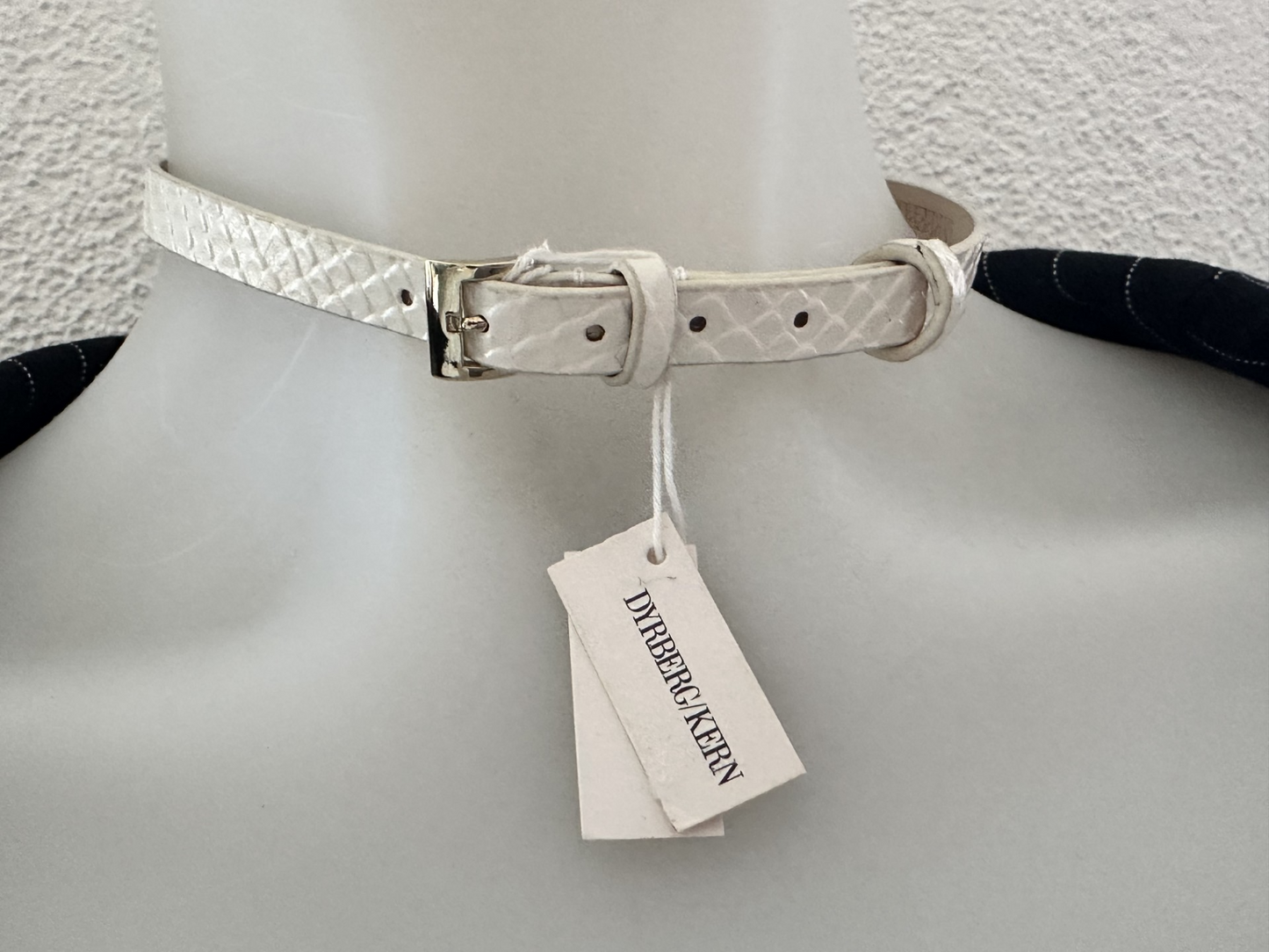 Dyrberg/Kern White Crystal Choker – Vintage Designer Piece