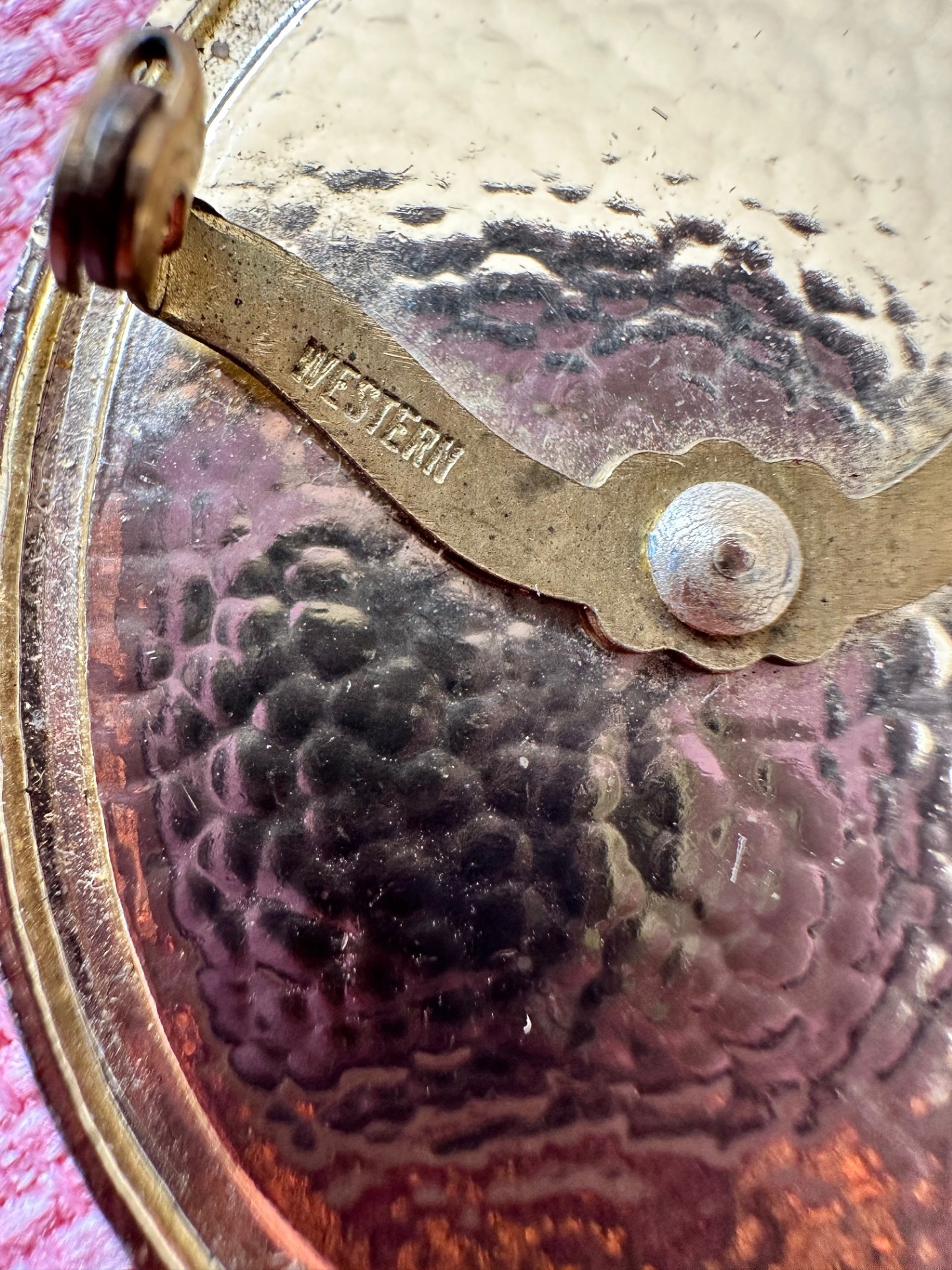 Vintage West German Portrait Brooch