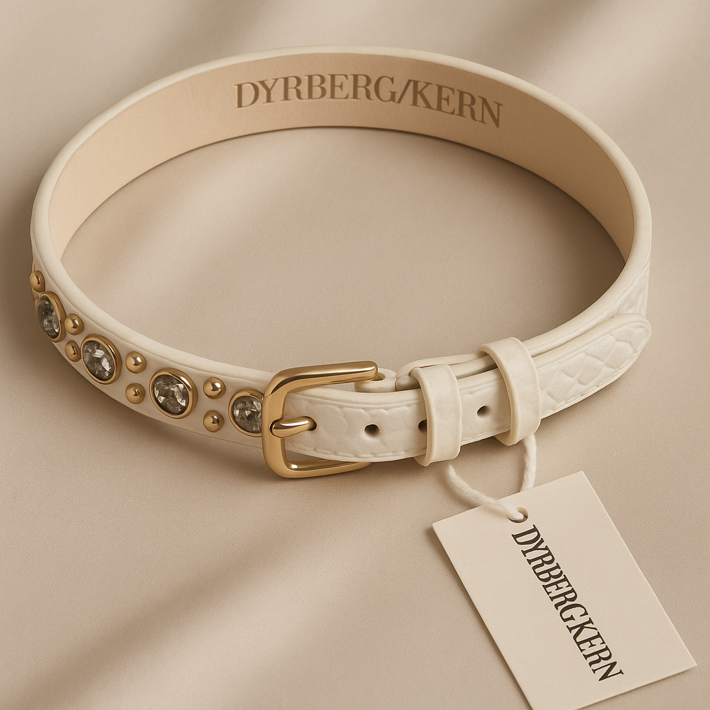 Dyrberg/Kern White Crystal Choker – Vintage Designer Piece