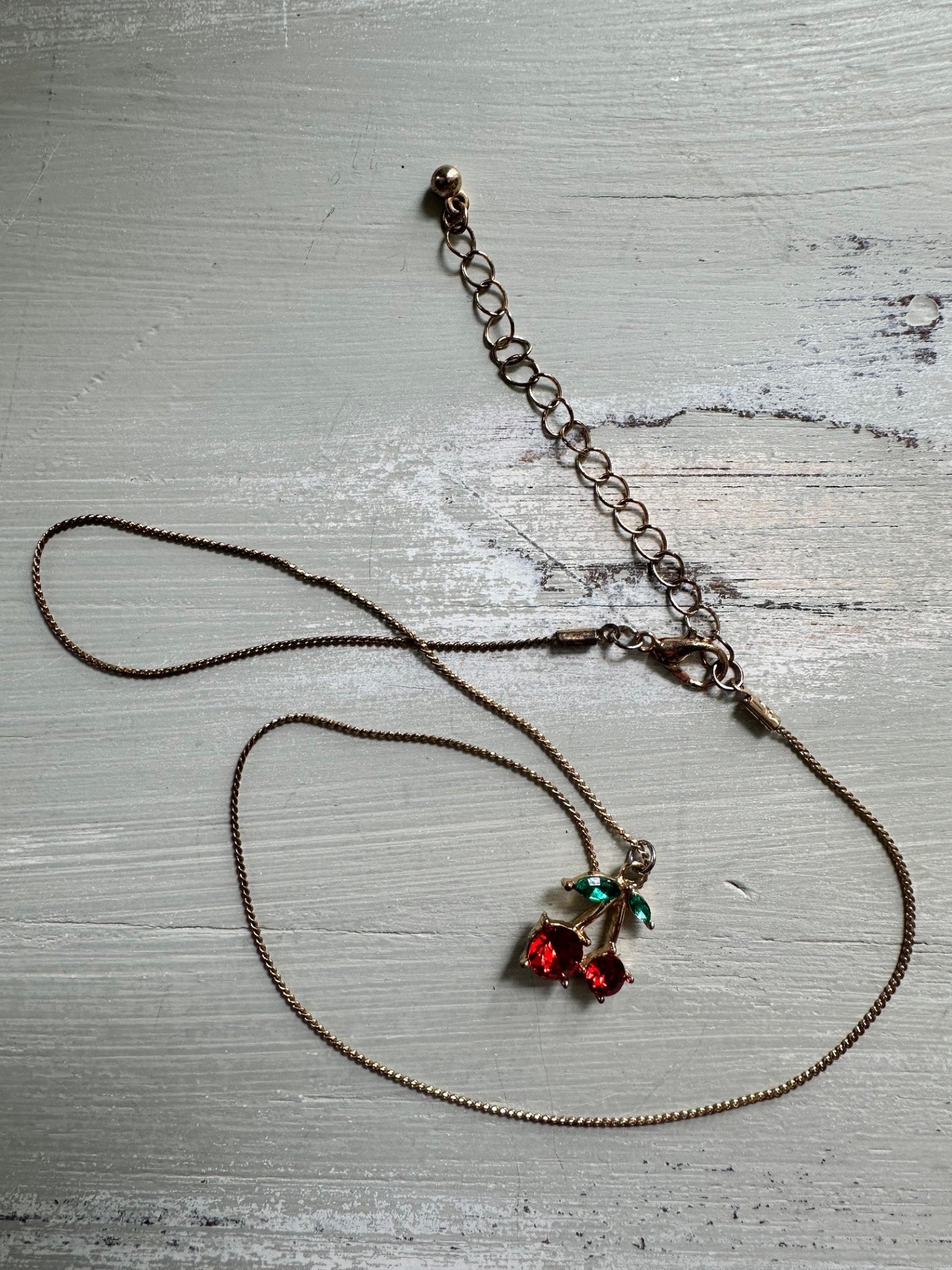 🍒 Cherry Charm Necklace – Maison Diana
