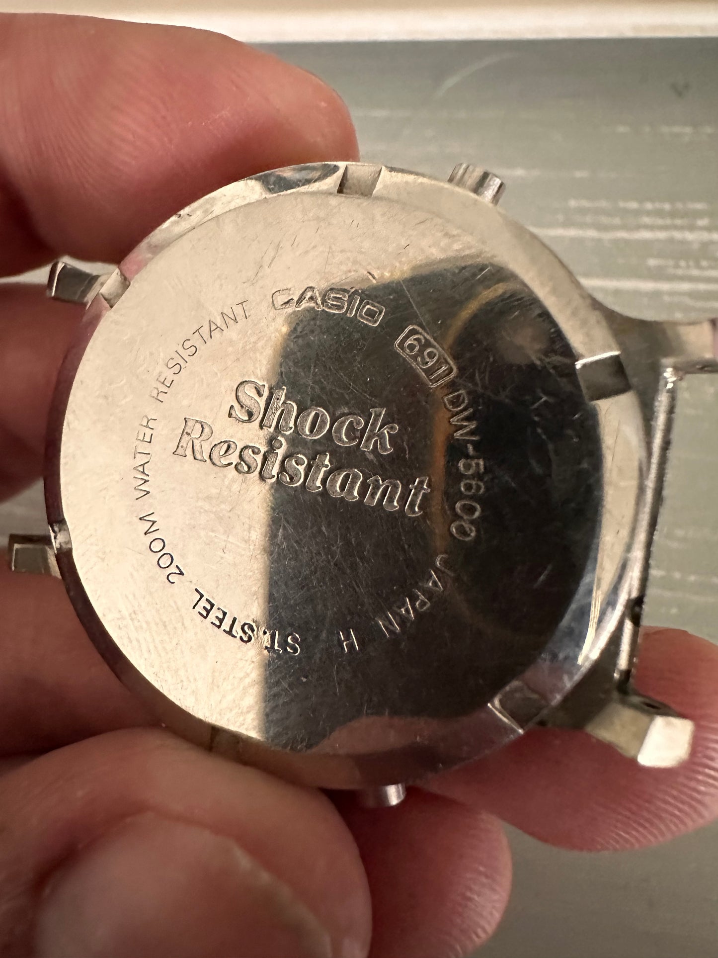 Rare Vintage Casio G-Shock DW-5600 (Module 691) – 1987 Japan Model