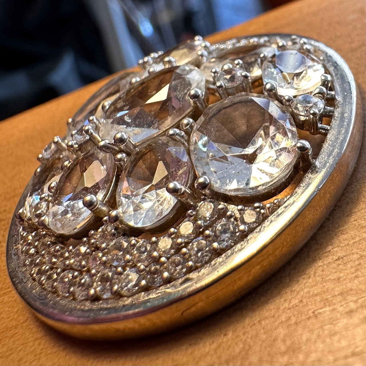 My iMenso Signature Necklace – Solid 925 Sterling Silver with Interchangeable Zirconia Insert (Rose-Toned Edition)