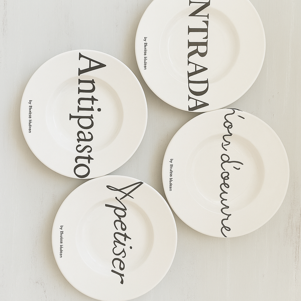 Rivièra Maison - Starter Plate Set – 4 Languages