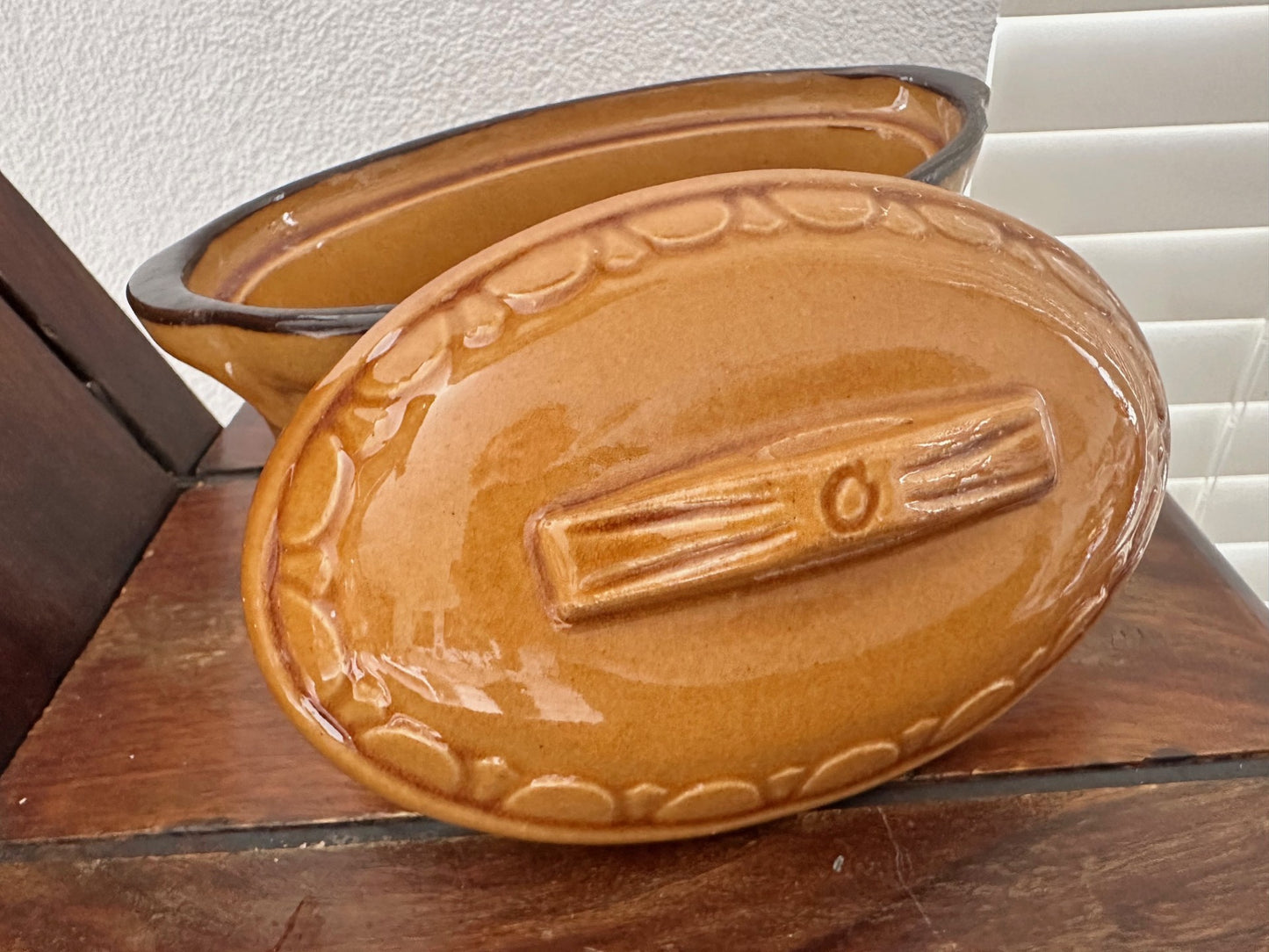 Vintage French Ceramic Terrine – “L’Auberge du Rond d’Orléans”