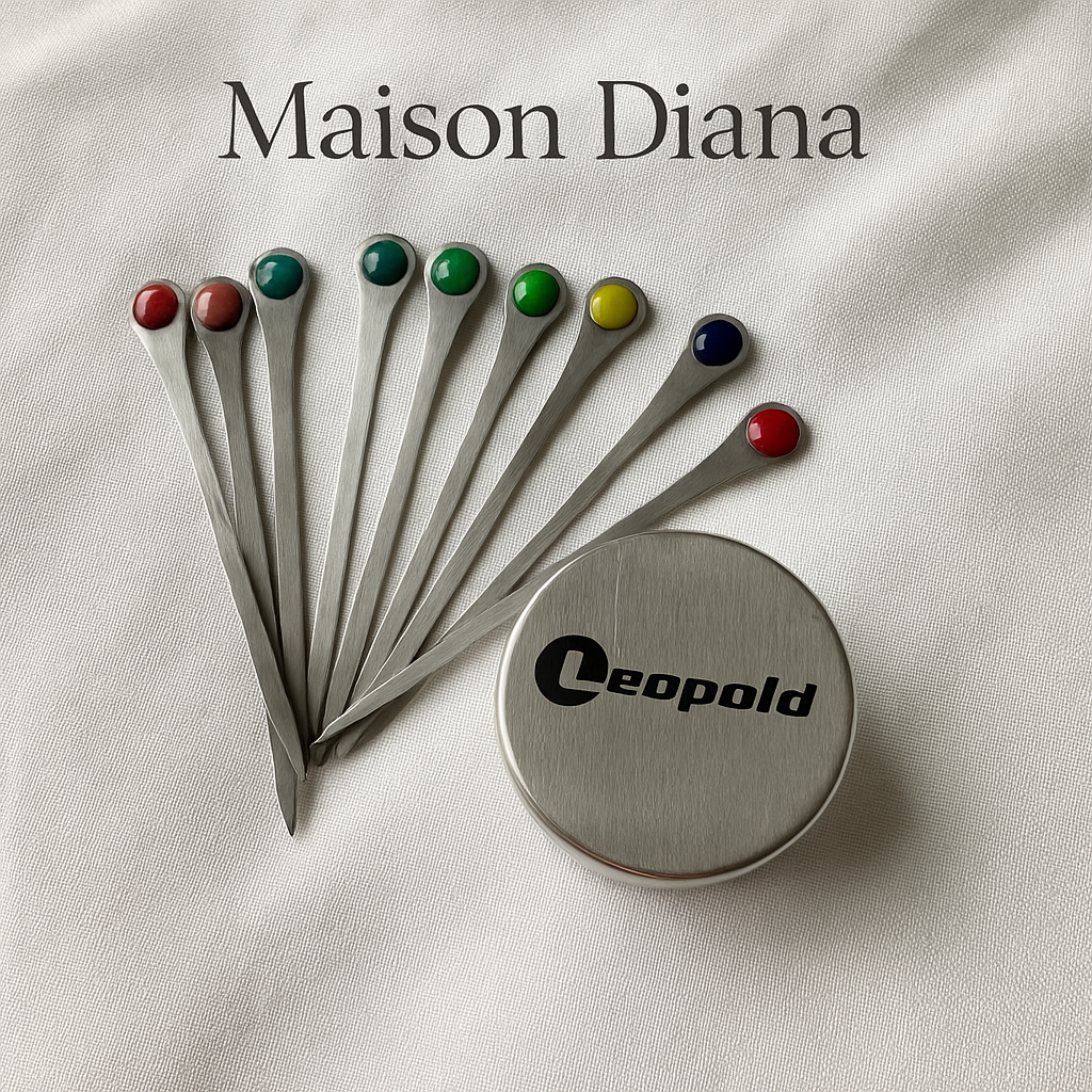 Vintage Leopold Vienna Cocktail Picks Set (1970s–1980s)