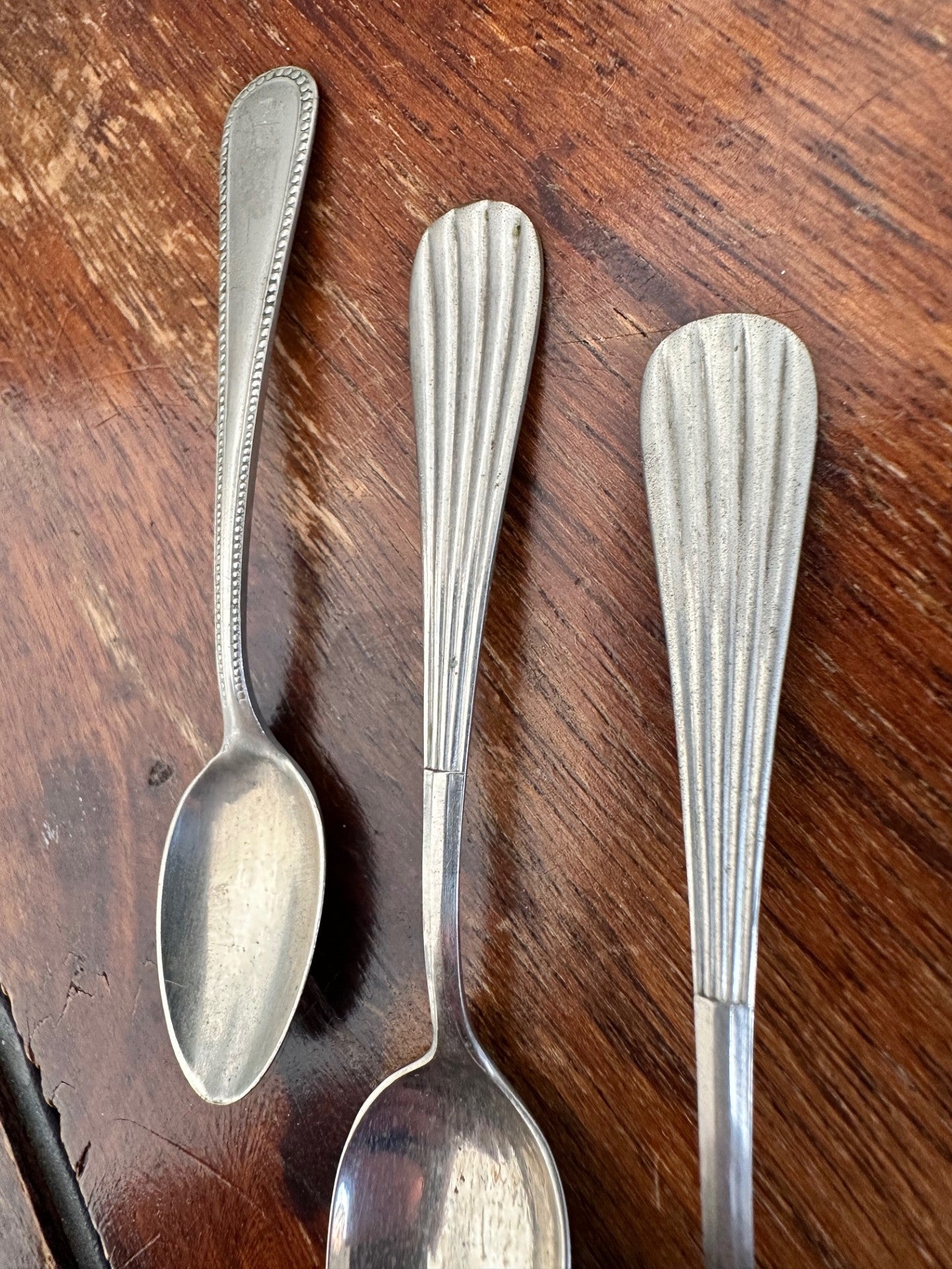 Vintage Alpacca Teaspoon Set – Set of 3