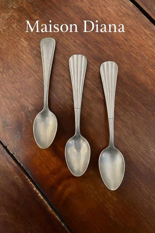 Vintage Alpacca Teaspoon Set – Set of 3