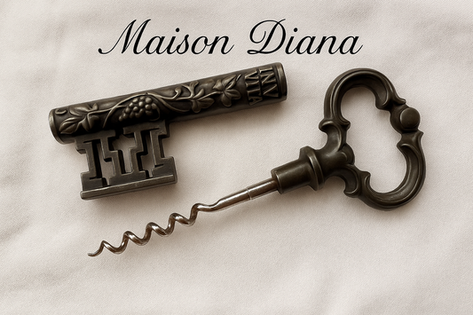 Decorative Key-Shaped Corkscrew – “In Vino Vita”