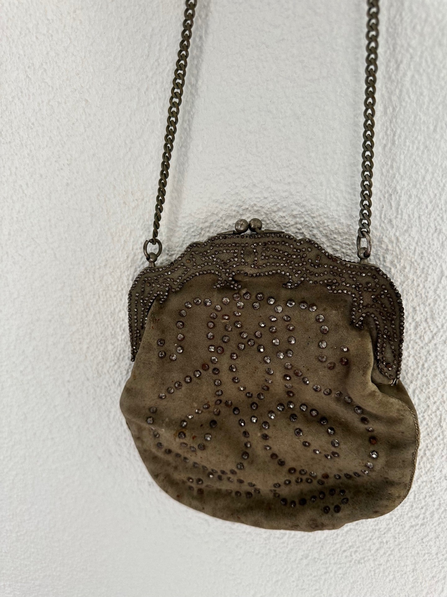 Beautifull Antique Beaded Evening Bag – Circa 1920s