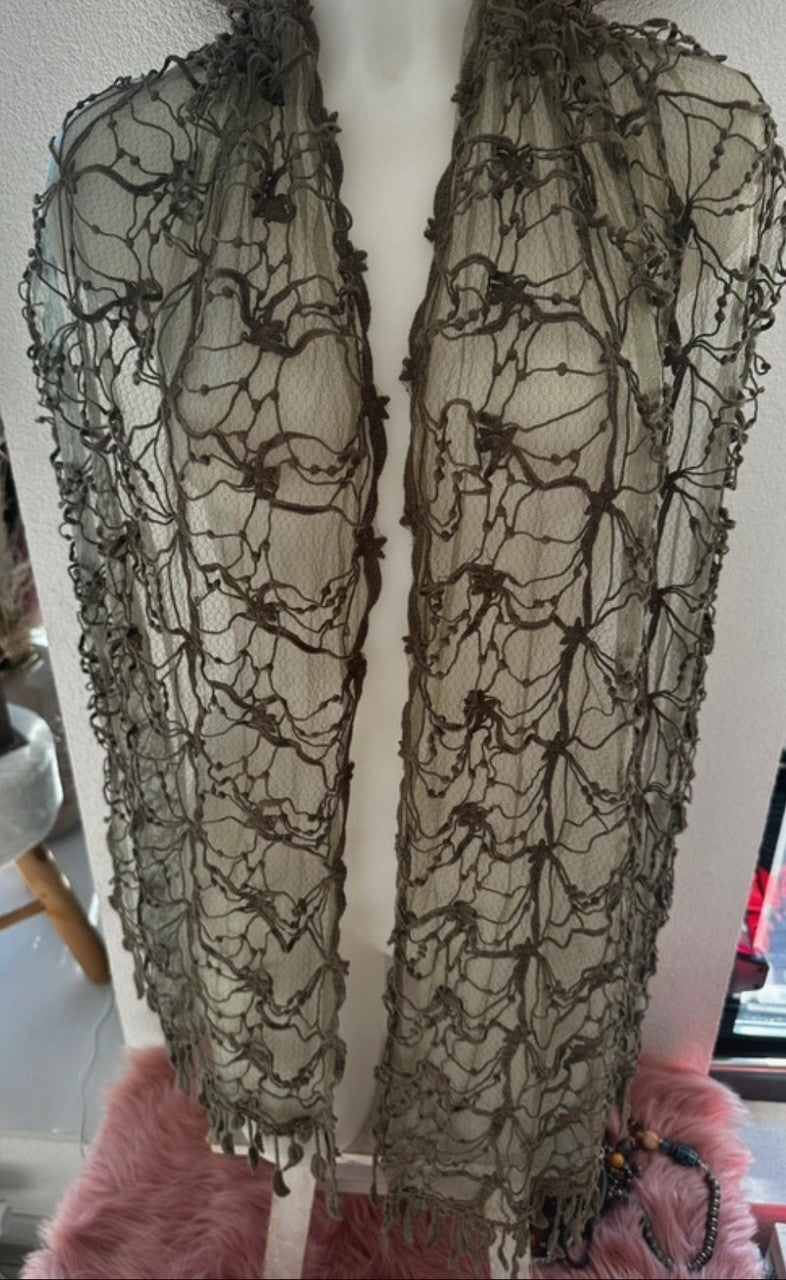 Embroidered Bohemian Scarf by Superstar