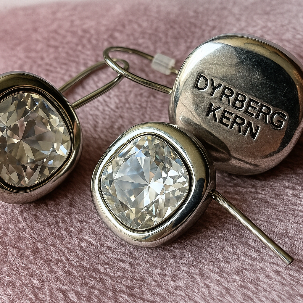 Dyrberg/Kern Crystal Drop Earrings – Scandinavian Sparkle