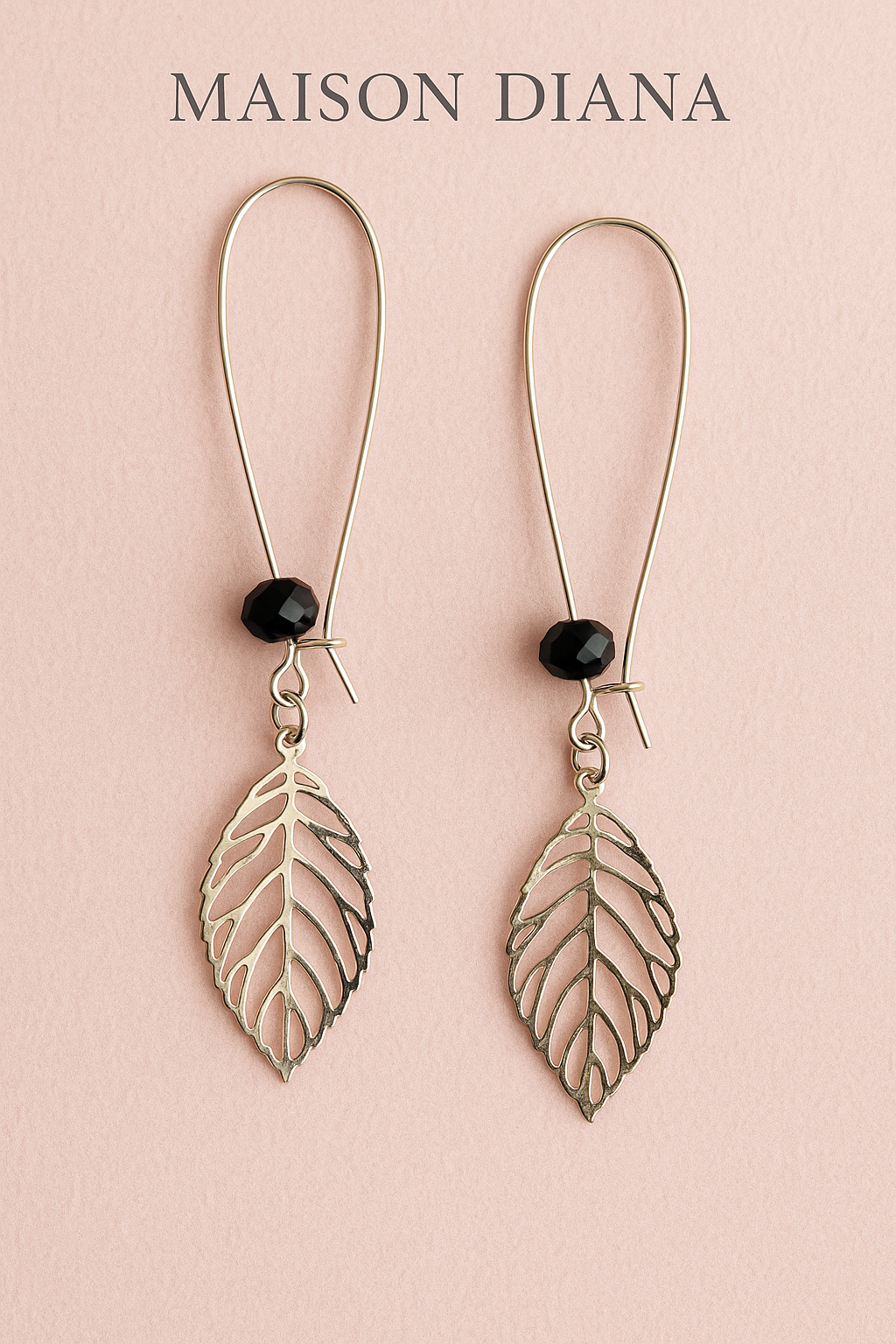 Whispering Leaves” Earrings  Delicate, airy, and full of charm.