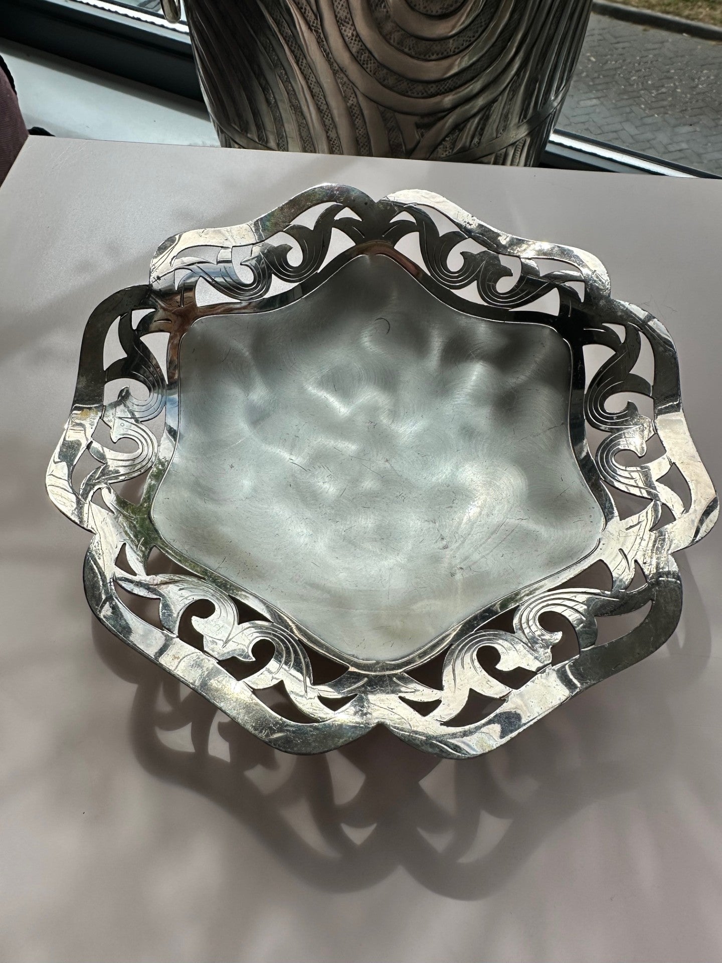 Vintage WMF Ikora Germany Silver-Plated Brass Bowl – Art Deco Style