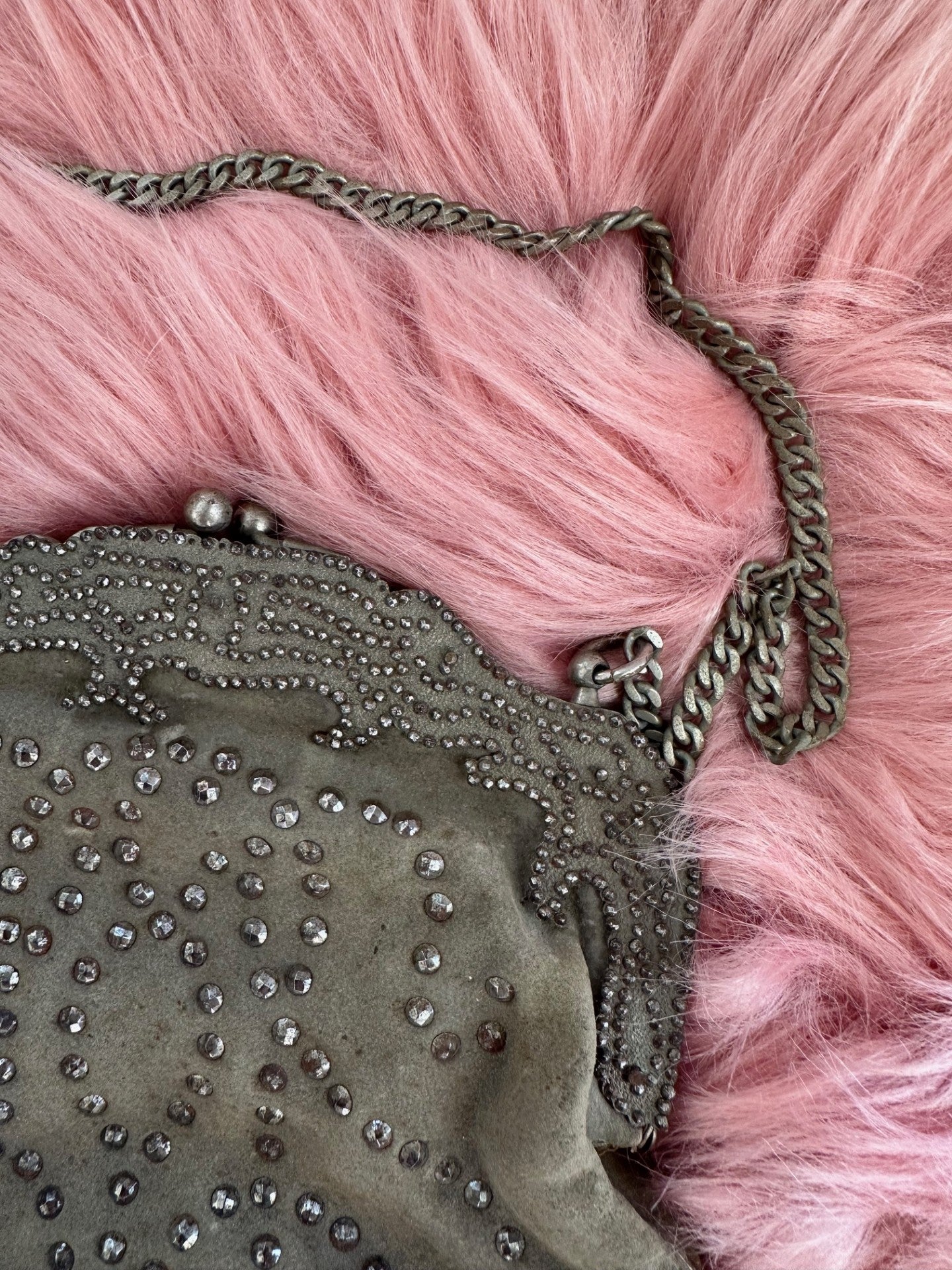 Beautifull Antique Beaded Evening Bag – Circa 1920s