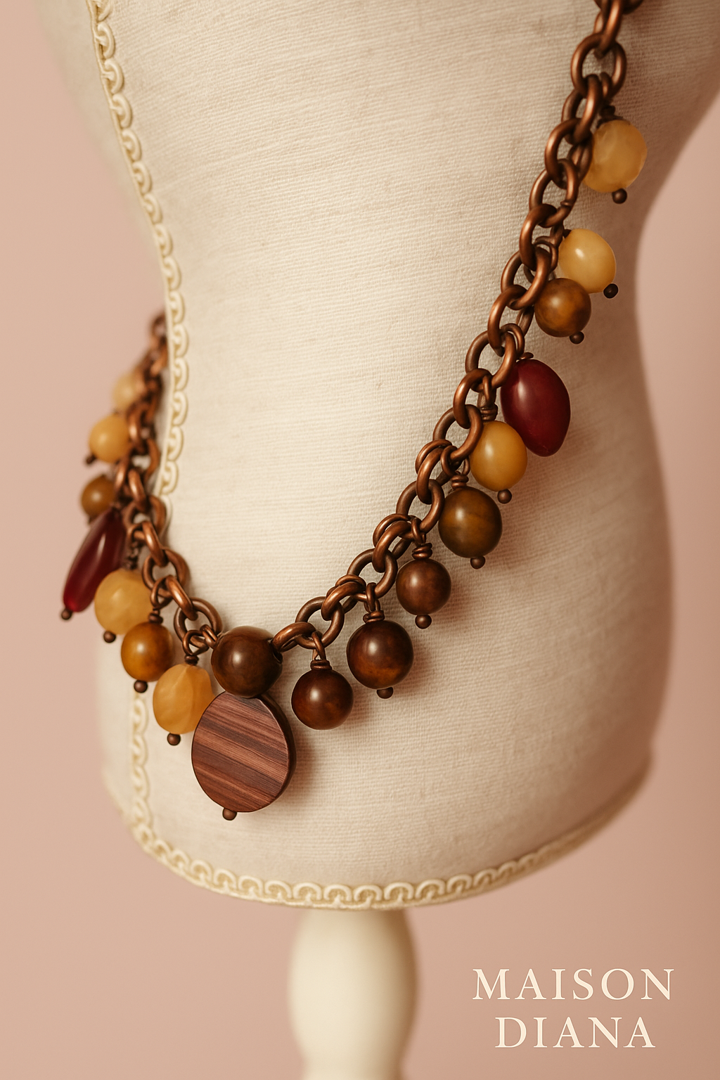 Vintage Dyrberg/Kern Statement Necklace