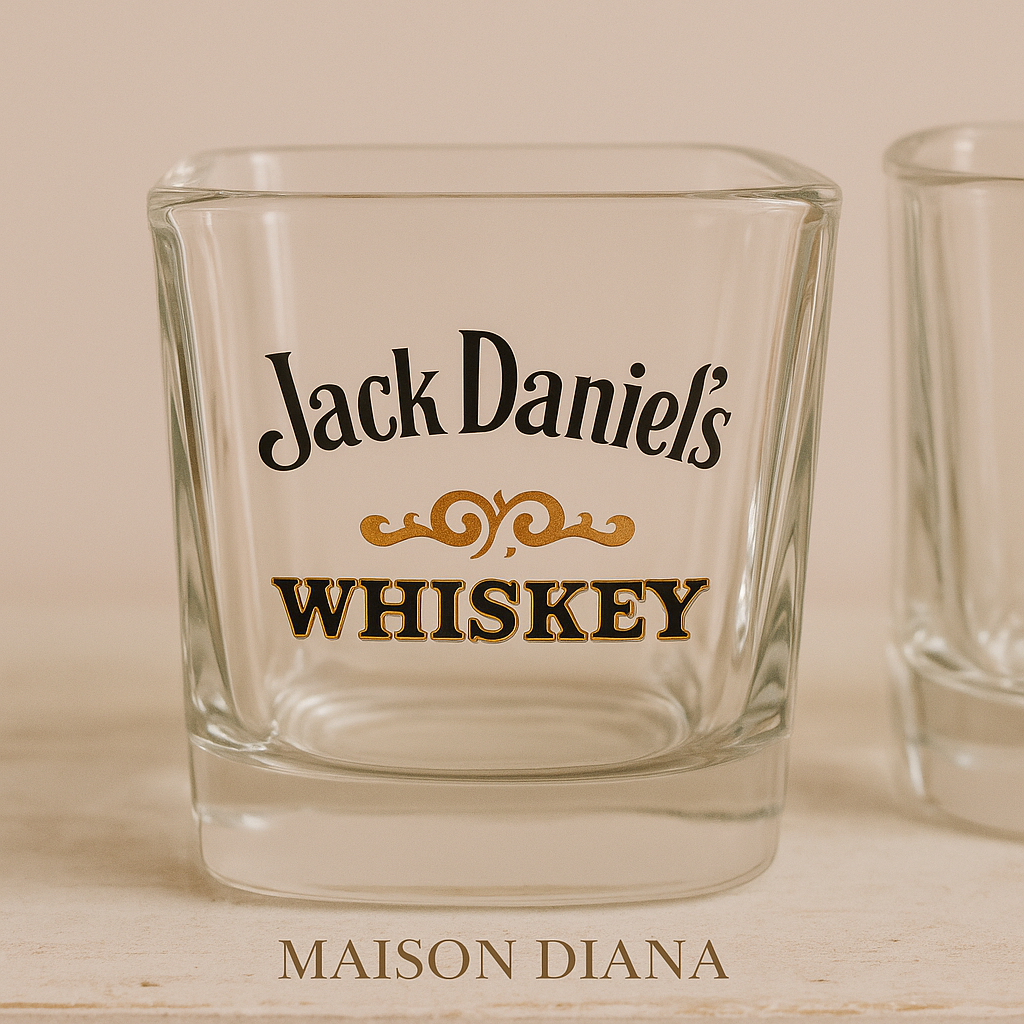 Jack Daniel’s Whiskey Glass – Original Square Edition