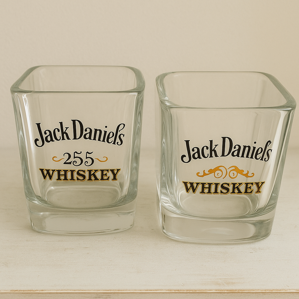 Jack Daniel’s Whiskey Glass – Original Square Edition