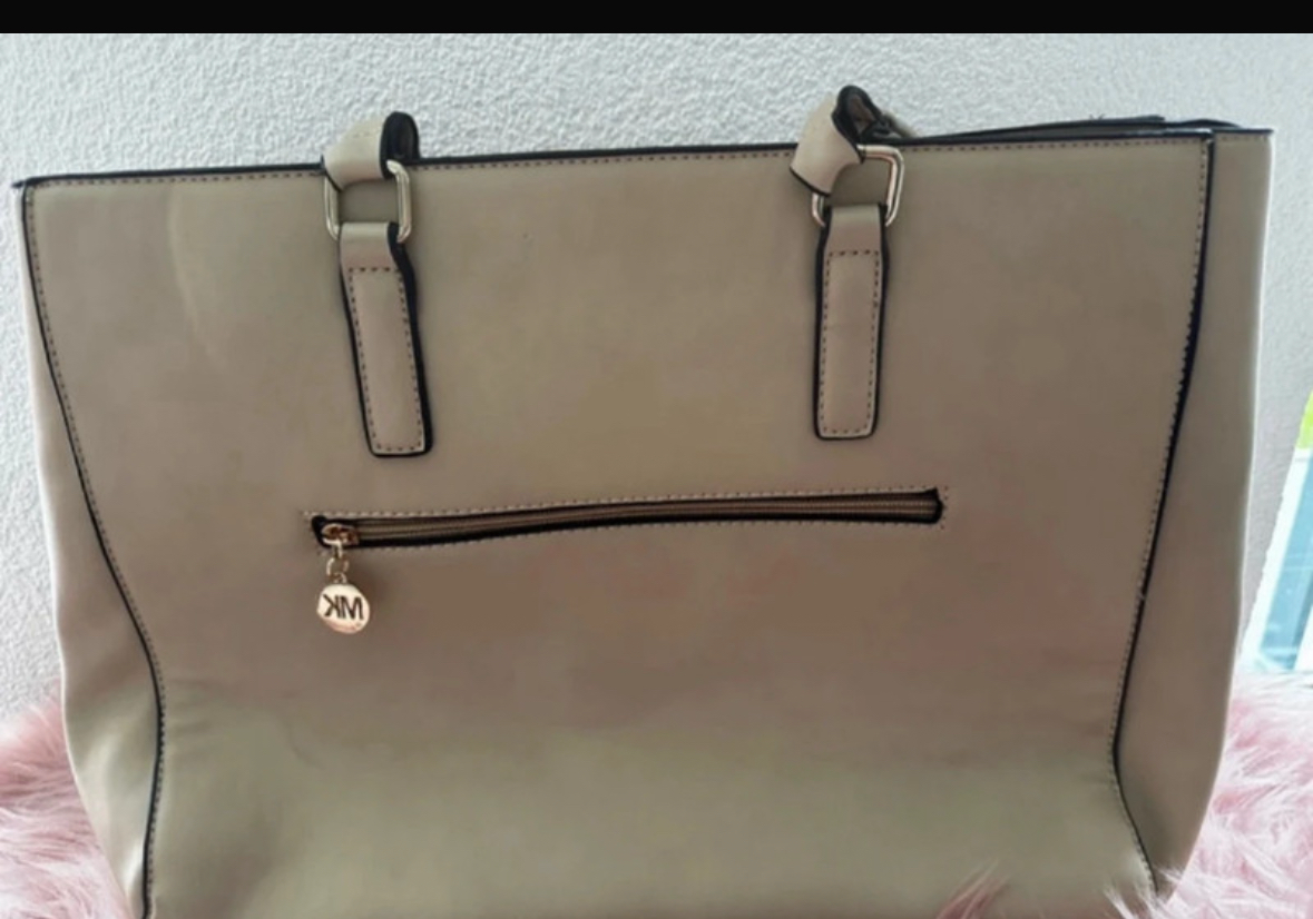 Pop Art Patch Tote by Martina K  Playful, bold, and unapologetically fun.