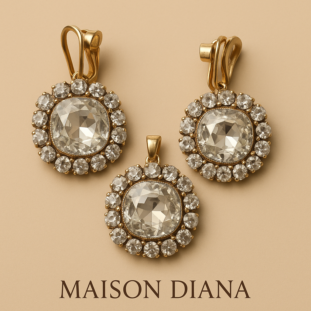 Crystal Reverie Set  Timeless Radiance from the Mid-Century Era