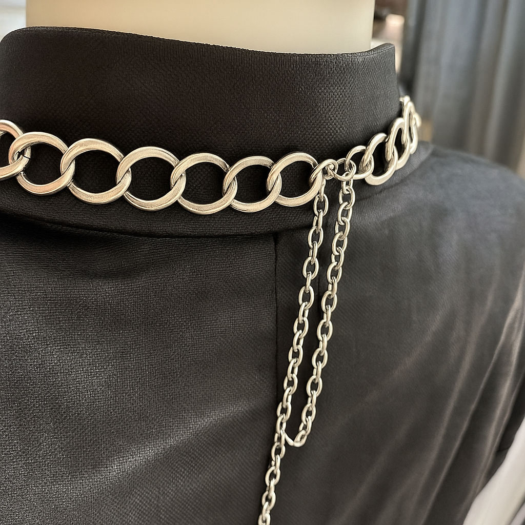 Bold Pearl Statement Necklace – Triple Tone