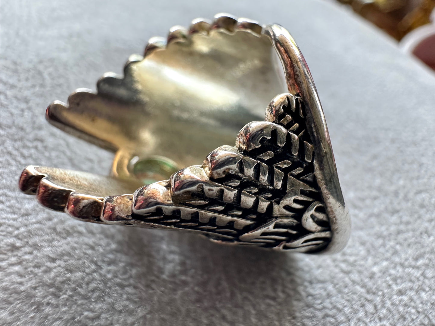 Sterling Silver Wing Ring – Size 18